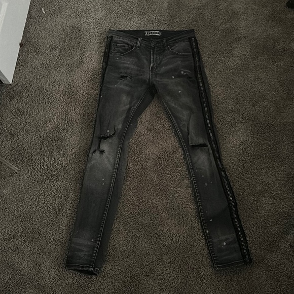 Rhinestone jeans - Picture 1 of 4